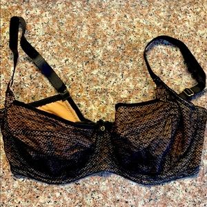 Panache Black U/W Bra - sexy and supportive!